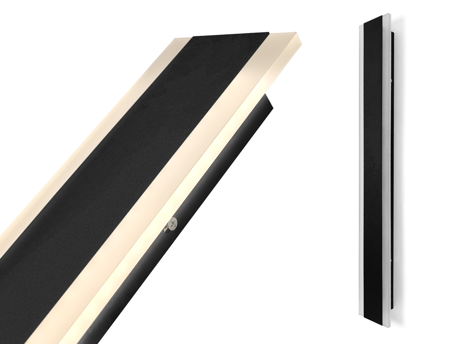 Kinkiet ogrodowy LED MIRANA S 12W 60cm 4000K IP44 czarny